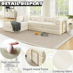 HANXIN 108" Modular Sectional Sofa, Futon Convertible Sofa Bed, Oversized - Image 5