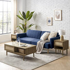 mopio 76.4" Futon Sofa Bed, Sleeper Sofa, Mid Century Modern Futon Couch - Image 4