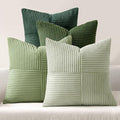 MIULEE Spring Green Decorative Throw Pillow Covers 24x24 Inch Set of 4 Boho by MIULEE