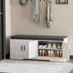 Homleke 2-Tier Storage Bench, Shoe Bench - Image 3