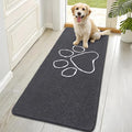 OLANLY Dog Door Mat for Muddy Paws 70x32, Paw Print Design Chenille Mud Mat | by OLANLY