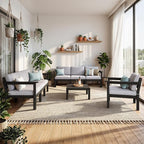 Stoog All-Weather Patio Conversation Set, 6-Piece Modular Outdoor Sectional Sofa - Image 7