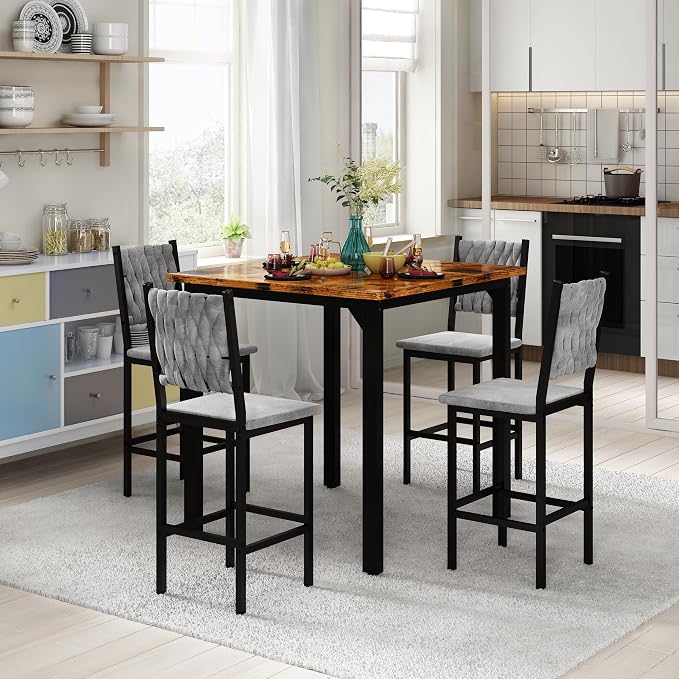 AWQM 5-Piece Dining Table Set, Dining Table Set - Image 8