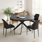 Zerifevni 45.3" Round Dining Table Set - Image 2