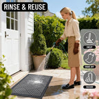 OLANLY Front Door Mat Outside Entrance, Waterproof Heavy-Duty Doormat | 29.5x17 - Image 9