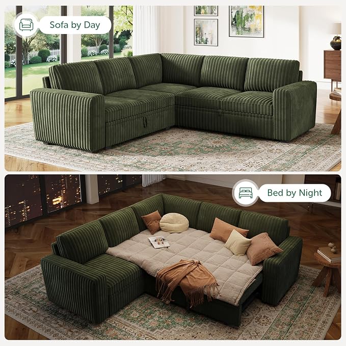 HONBAY Modular Sectional Sleeper Sofa - Image 4