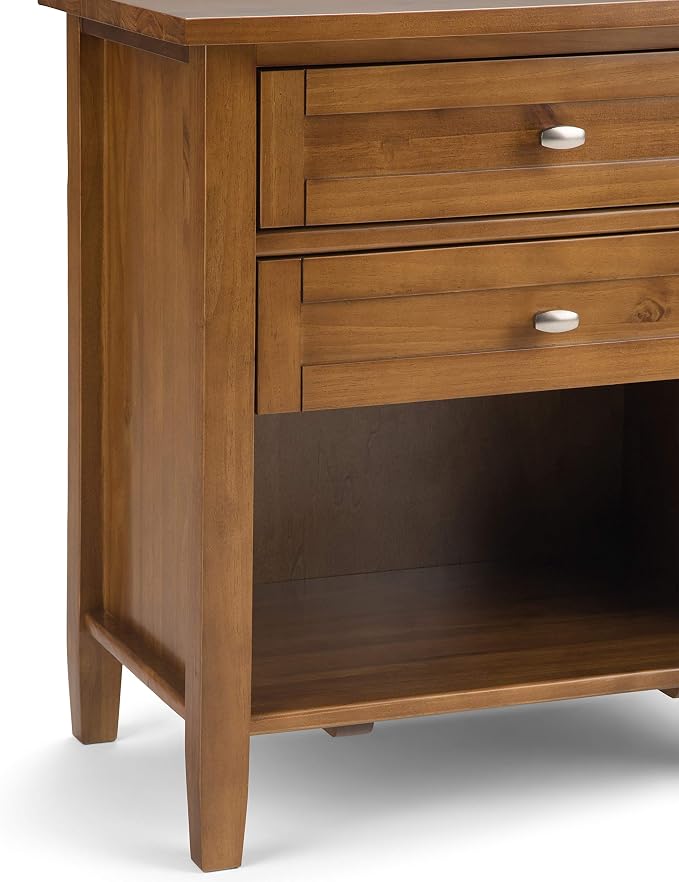 SIMPLIHOME Warm Shaker Bedside Table - Image 10