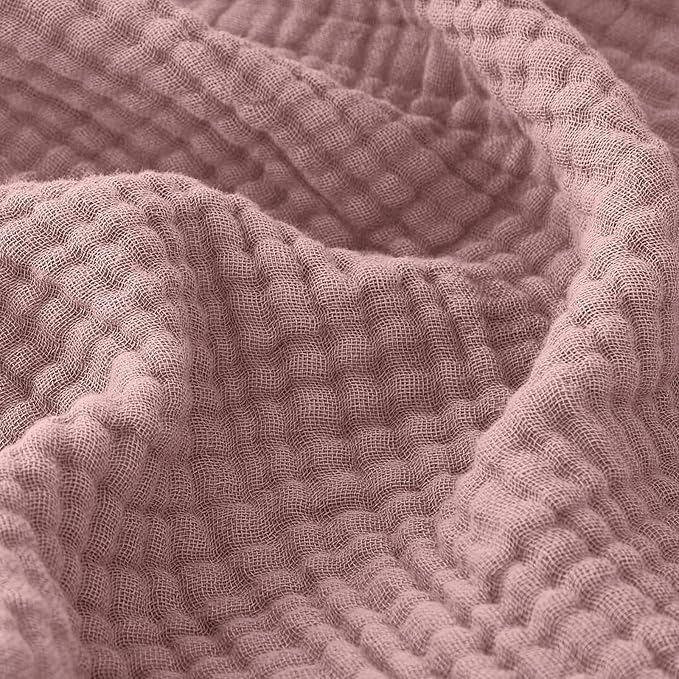 EMME Muslin Blankets for Adults Throw Blanket for Couch Breathable Gauze Soft by EMME