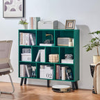 LEYAOYAO 10 Cube Bookshelf, 3 Tier Modern Wide Bookcase - Image 7