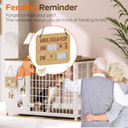 YATINEY Foldable Dog Crate Furniture, Dog Crate - Image 3