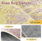 6x9 Ft Area Rugs for Living Room, Soft Non-Slip Washable Rugs Modern Abstract - Image 4