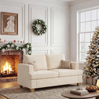 Apicizon 63" Loveseat Sofa Couch, Cloud Couch Lounge Sofa - Image 8