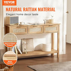 VEVOR Rattan Console Table - Image 3