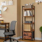 Furologee 5 Tier Bookshelf - Image 2