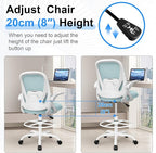 Drafting Chair Tall Office Chair - Image 6
