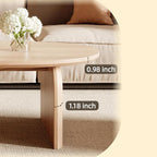 Honyee Modern Oval Coffee Table, Small Coffee Tables - Image 8
