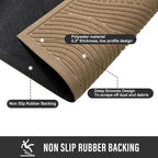 Sturdy Front Door Mat, Absorbent Muddy Dirt Resist Welcome Door Mats Outdoor - Image 5