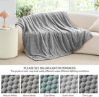 BEDELITE Grey Large Throw Blanket - Image 9