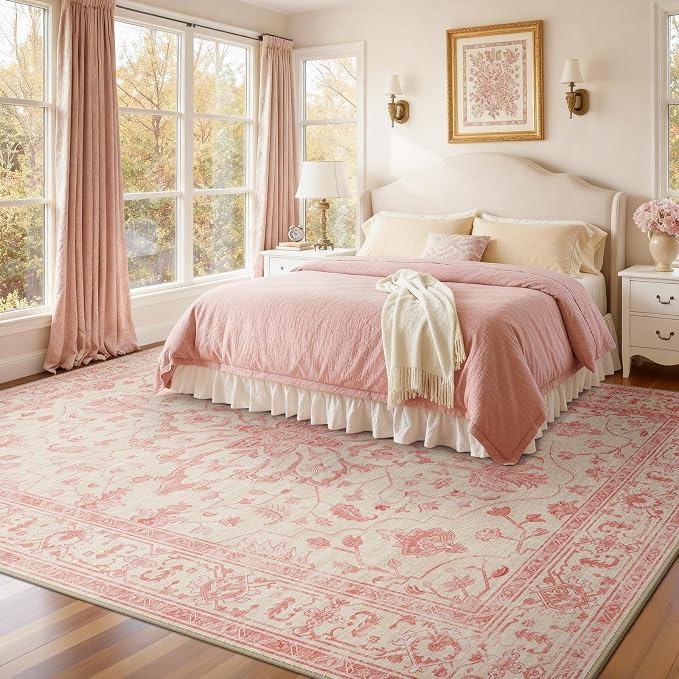 RELEANY Washable Area Rug, Large 9'x12', Water Repellent, Pet Friendly - Image 2