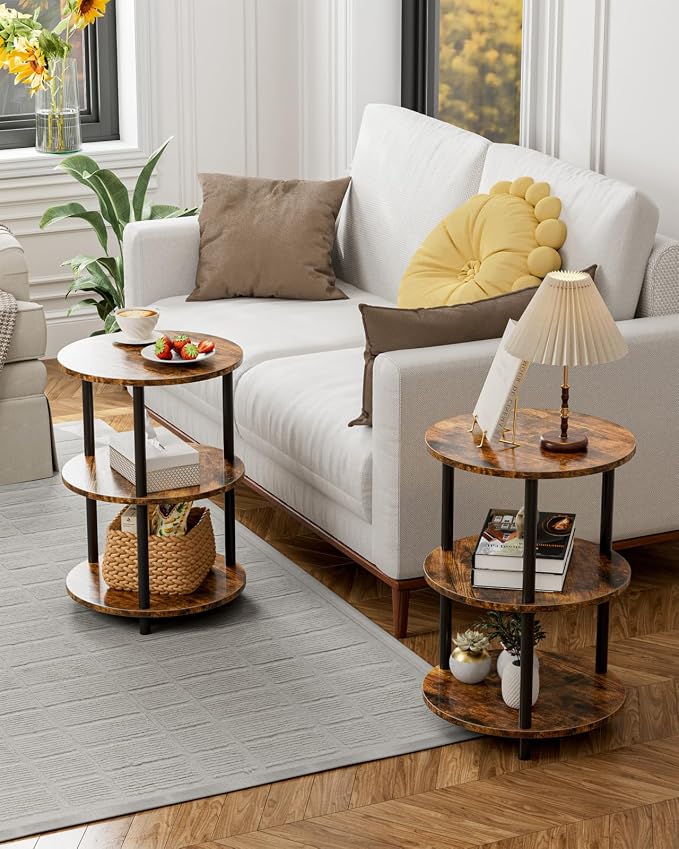XBurmo Small Round End Table - Image 2