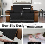 Easy-Going Oversized Loveseat Recliner Cover, Reversible Couch Cover - Image 4