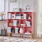 LEYAOYAO 10 Cube Bookshelf, 3 Tier Modern Wide Bookcase - Image 3