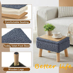 Storage Ottoman, Small Foot Stool Ottoman - Image 4