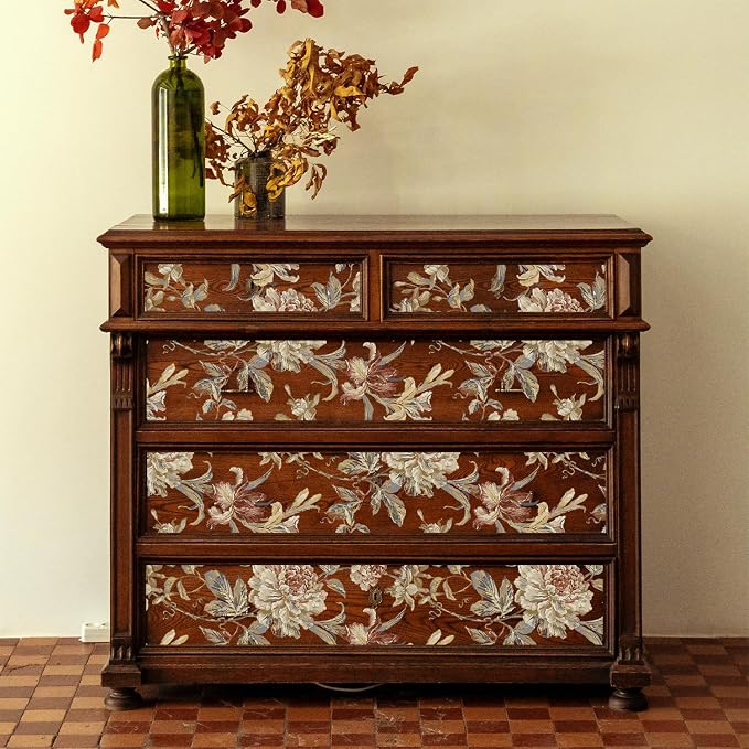Vintage Floral Rub on Transfers by Flortlias