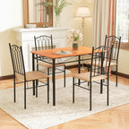 NAFORT 5-Piece Vintage Rectangular Table Set - Image 6