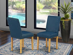 East West Furniture ABP4T55 Abbott Parson Kitchen Chairs - Image 2