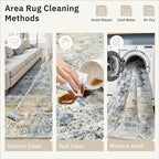 Soalmost Abstract Rug 5x7 Washable Area Rugs - Image 9