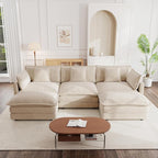 mikibama Modular Sectional Sofa, 111.5 Inch U Shaped Couch Set - Image 6