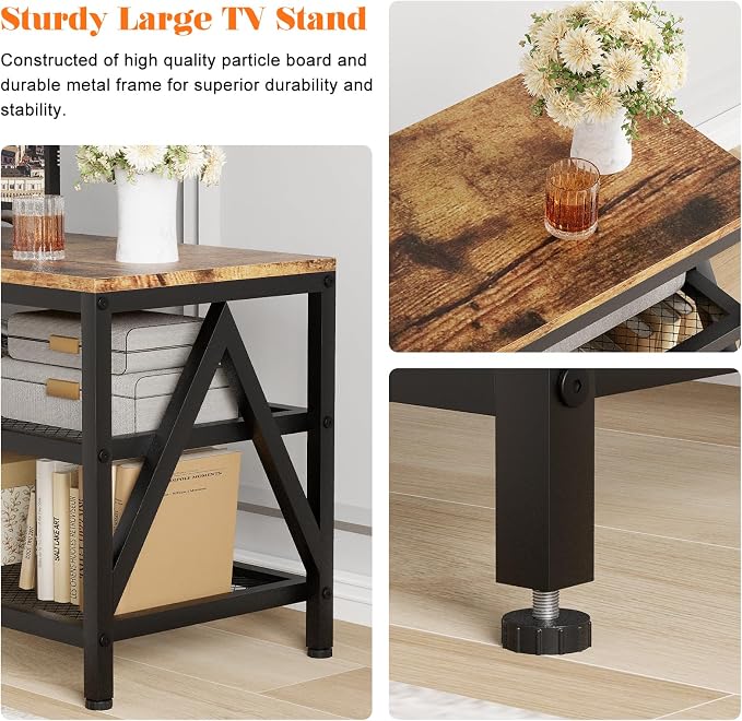 TV Stand for TVs up to 70 Inch, Entertainment Center for Living Room - Image 3