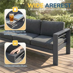 Solaste Aluminum Patio Furniture Set - Image 3