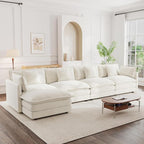 mikibama Modular Sectional Sofa, 146.5 Inch L Shaped Couch Set - Image 8