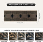 Lahome Enfys Modern Geometric Black Runner Rug, 2x8 Indoor Outdoor Hallway - Image 2