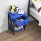 VECELO Nightstands Set of 2, Modern Bedside End Tables, Night Stands - Image 7