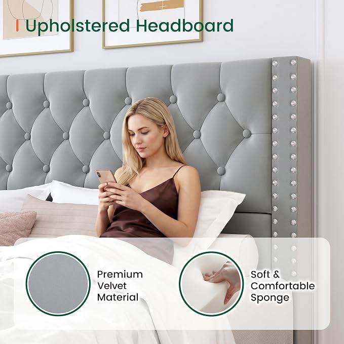 LARMACE King Size Bed Frame - Image 3