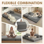 JUIKURY Folding Sofa Bed, Convertible Sleeper Chair - Image 3