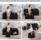 MAXYOYO Folding Sofa Couch, Convertible Floor Sofa - Image 4