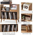 LELELINKY Large Record Player Stand, Turntable Stand - Image 8