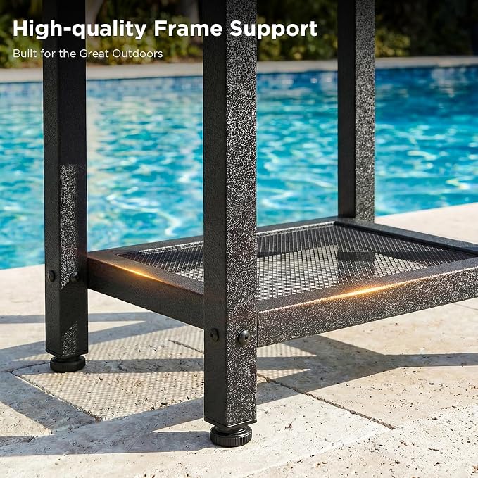 ODK Outdoor Double Side Table, Adirondack Patio End Table - Image 5