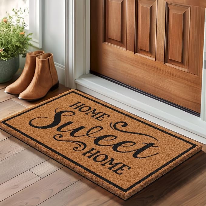Barnyard Designs Natural Coir Non-Slip Doormat | Heavy-Duty Welcome Mat - Image 2