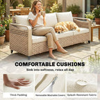 Outsunny Outdoor Patio Couch - Image 7