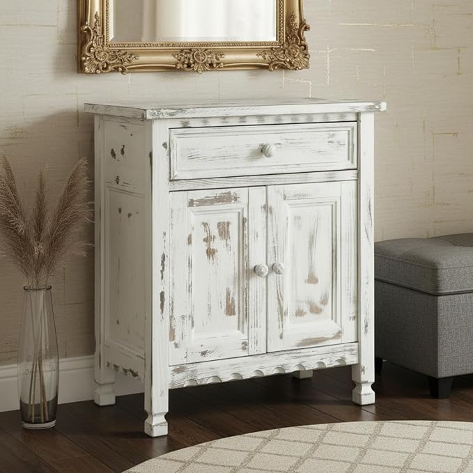 Alaterre Furniture Country Cottage Accent Cabinet - Image 2