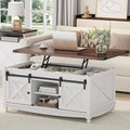 ALLSTAND 48" Farmhouse Lift Top Coffee Table by ALLSTAND