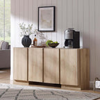 66" Large Sideboard Buffet Cabinet - Image 5