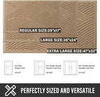 Sturdy Front Door Mat, Absorbent Muddy Dirt Resist Welcome Door Mats Outdoor - Image 4