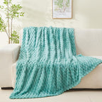 NEWCOSPLAY Fleece Clouds Cozy Twin Blanket - Image 7