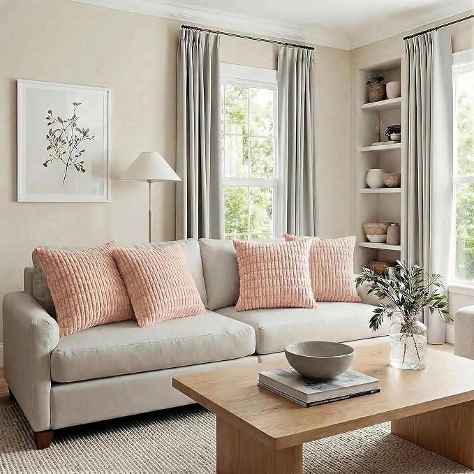 Fancy Homi 4 Packs Decorative Throw Pillow Covers - Image 7